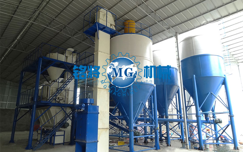 小型干粉砂漿生產設備哪里買，小型干粉砂漿生產設備多少錢