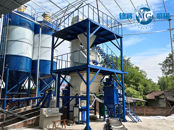 瓷磚膠生產(chǎn)設(shè)備多少錢？瓷磚膠生產(chǎn)線由哪些設(shè)備組成