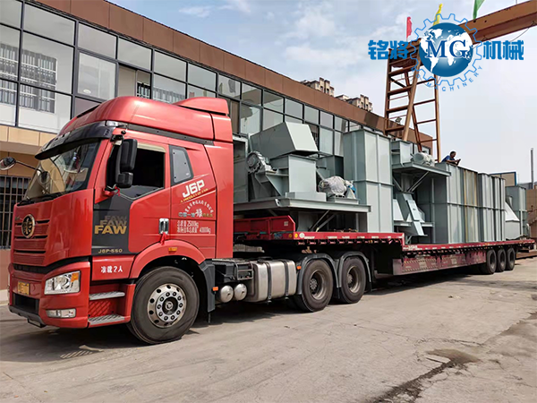 商丘虞城第二車干粉砂漿設(shè)備發(fā)貨！