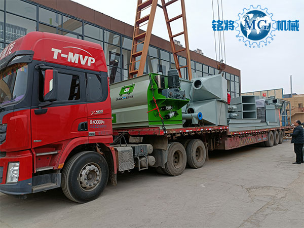 甘肅時產(chǎn)20噸干粉砂漿生產(chǎn)線已發(fā)貨！