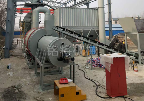 湖北沙子烘干設(shè)備安裝現(xiàn)場！