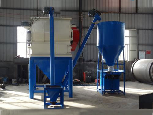 簡(jiǎn)易雙軸干粉砂漿生產(chǎn)線